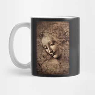 La Scapigliata by Leonardo Da Vinci Mug